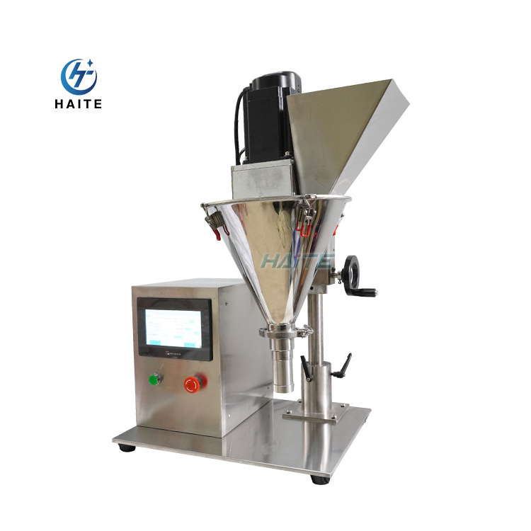 Semi Automatic 500g ABC Dry Powder Auger Filling Packing Machine / 50g Manual Auger Doser Filler