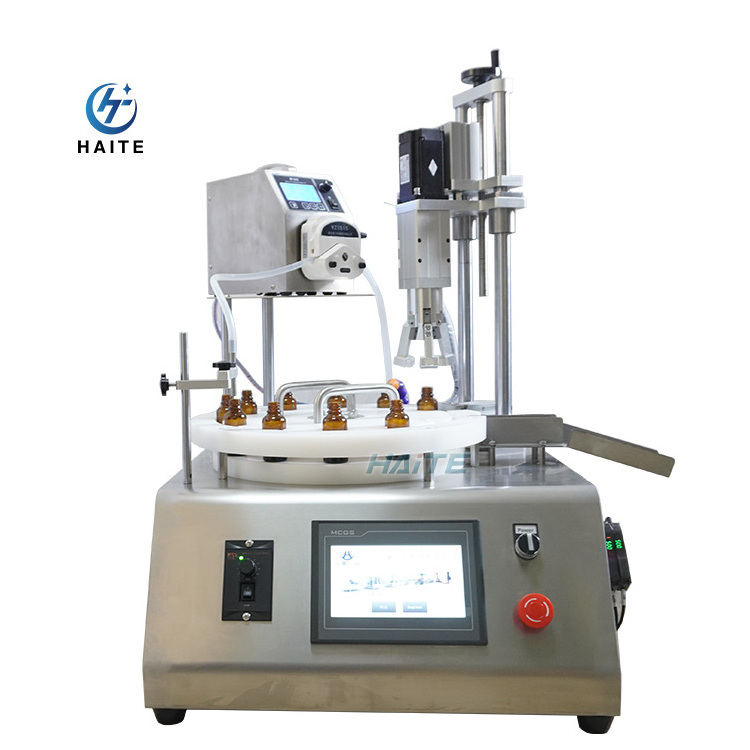 Automatic 5ml 10ml Eye Drop Bottle Filling Capping And Labeling Machine Chubby Gorilla Bottle Filling Line