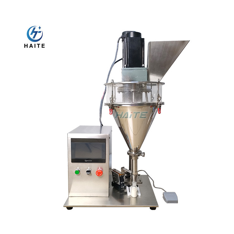 Small Semi-automatic Desktop Auger Spice Powder Flour Fine Powder Filling Machine Auger Filler Machine