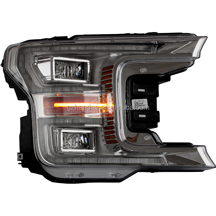 With Sequential Turn Signal LED Car Headlamp Headlights For F150 2018 2019 2020 2021 2022 Headlight