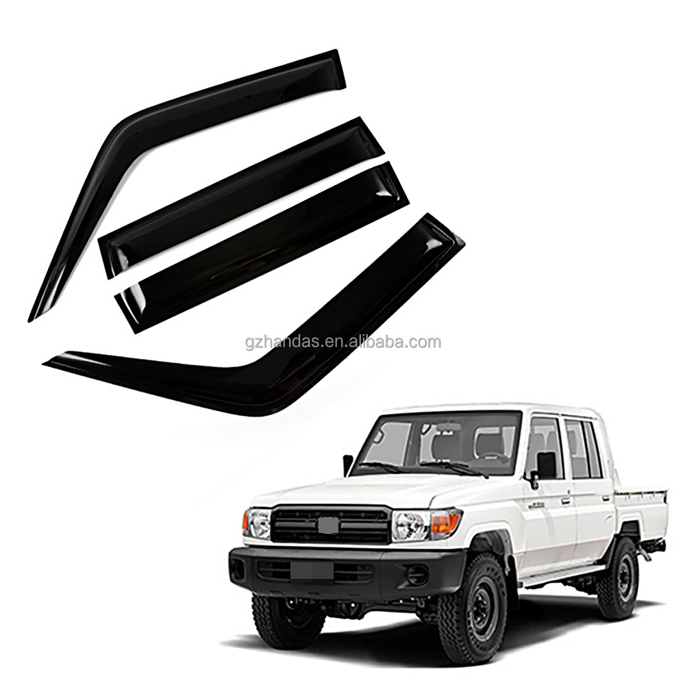 Handas Car Auto Parts Window Door visor window deflector rain guard sun shield For car LC FJ70 76 79 2002-2020