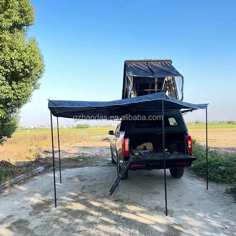 Handas Lightweight top Manufacture Truck Camper Ute Canopy With Roof Top Tent for car FRanger BT50 D-max F150