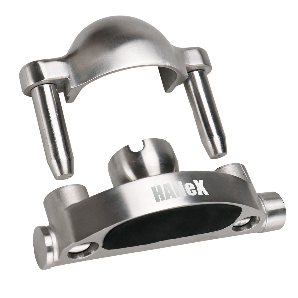 120dB Alarm Trailer Lock HBIF-94 Unique Stainless Steel Helmet Design Trailer Coupler Lock Tongue Trailer Lock