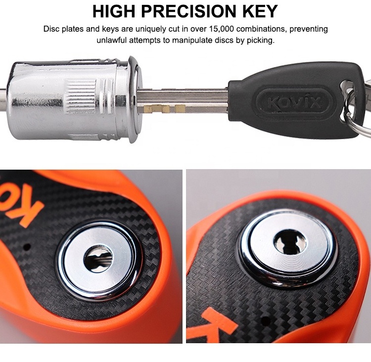 2022 New Design Bike Accessories Motorcycle Scooter Disc Brake Lock Anti-theft Wheel Disc Brake Lock bicycle lock