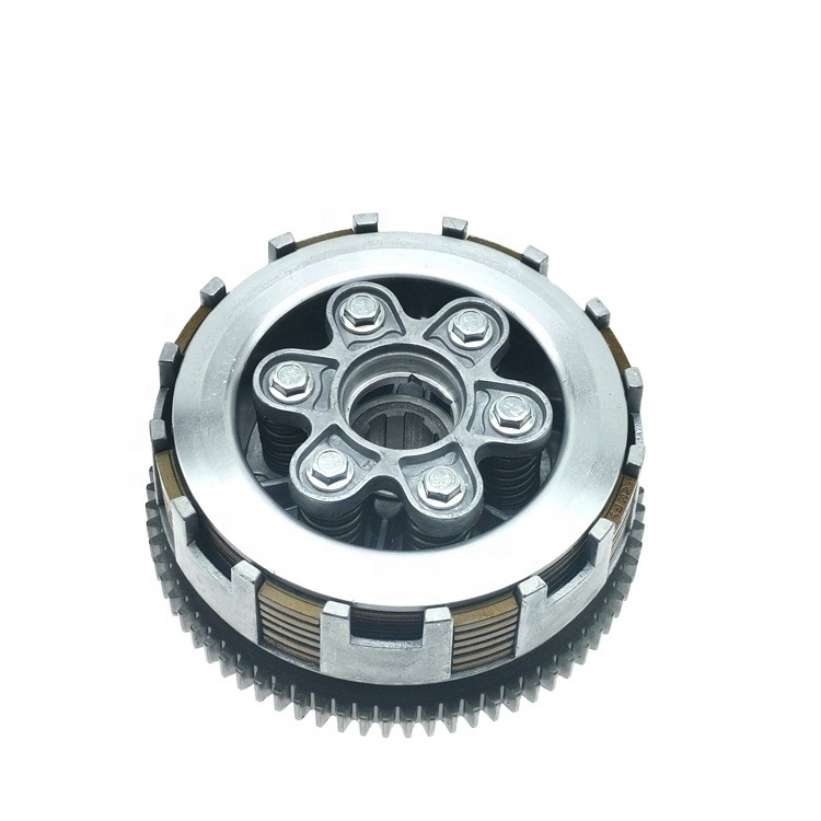 Motorcycle Engine Parts 6 Column Enhanced Clutch 6pcs Friction Disc Center Outer Clutch  For Honda CG200