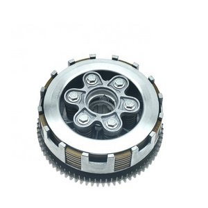 Motorcycle Engine Parts 6 Column Enhanced Clutch 6pcs Friction Disc Center Outer Clutch  For Honda CG200