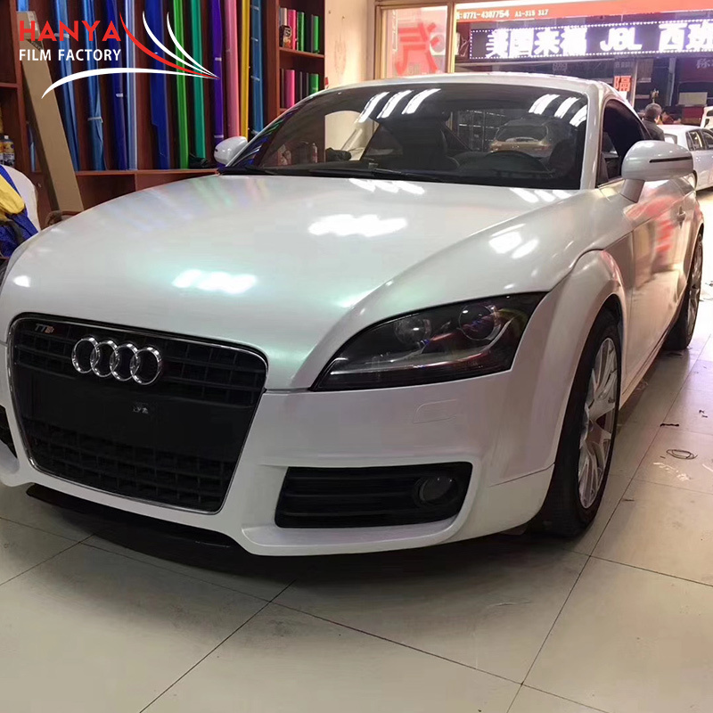 High quality car used diamond brilliant holographic rainbow film for car wrap vinyl