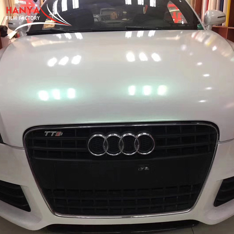 High quality car used diamond brilliant holographic rainbow film for car wrap vinyl