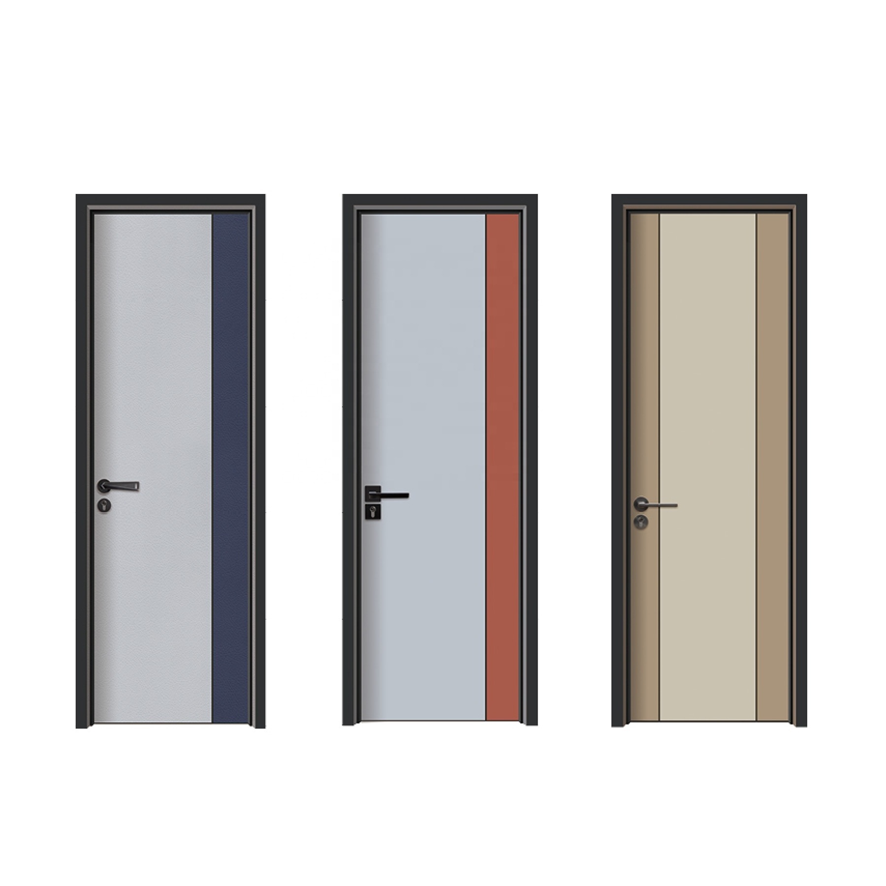 Hot Sale Modern Interior Doors For Bedroom Soundproof Waterproof Bathroom Door