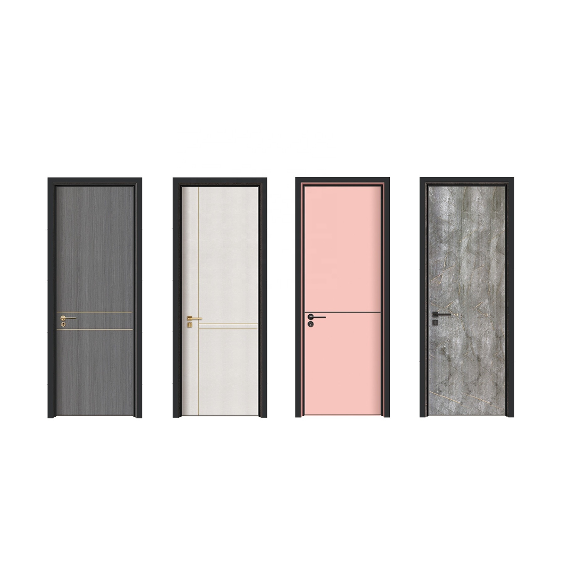 Hot Sale Modern Interior Doors For Bedroom Soundproof Waterproof Bathroom Door