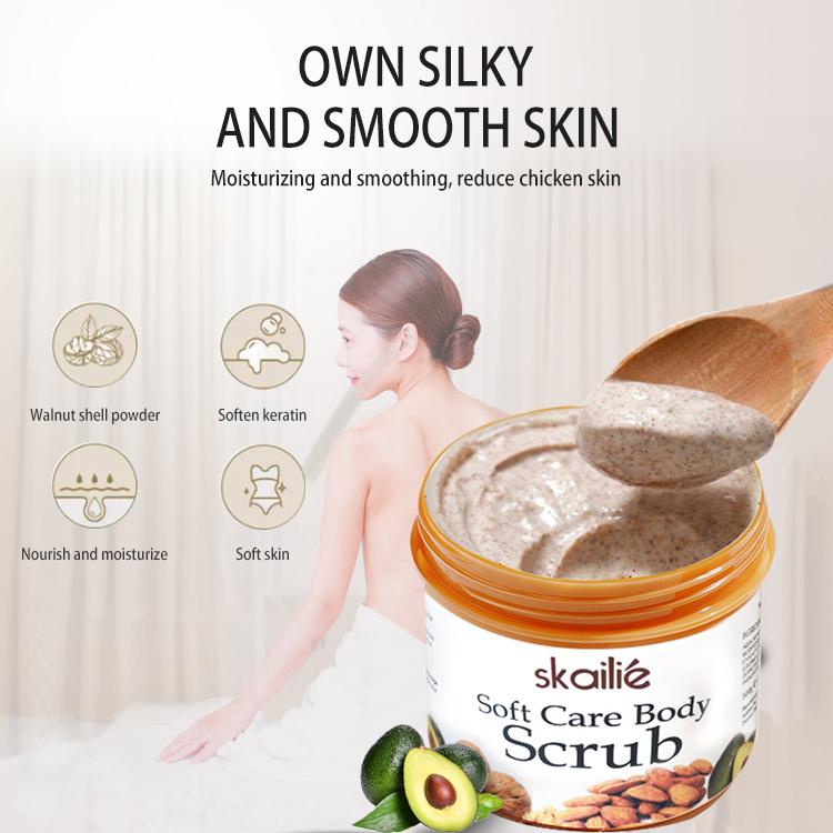 Argan oil scrub facial massage exfoliating exfoliating facial foot back cream for feet dead skin removal cream