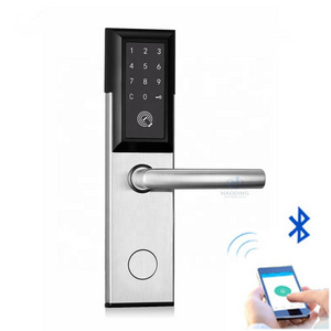 Blue--tooth WIFI Smart Digital Password with smartphone APP Remote Control door lock for Home Office hotel