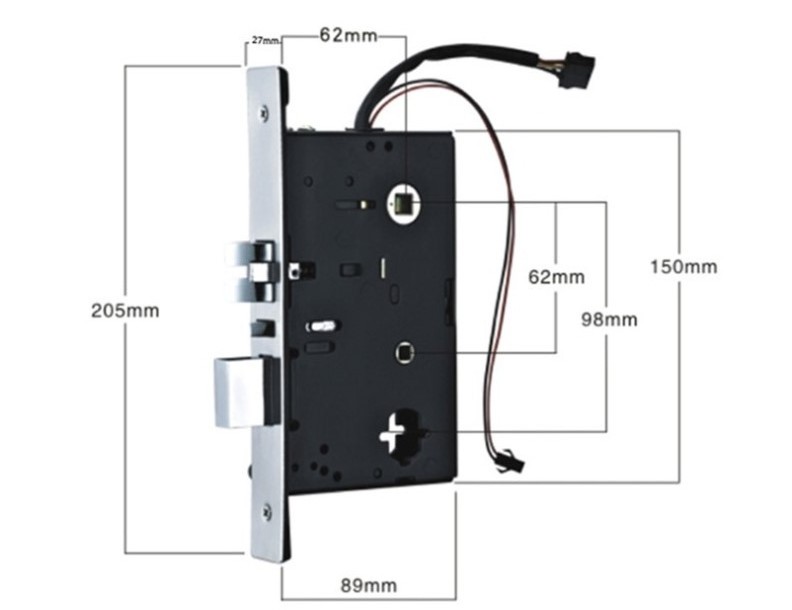 Stainless Steel Cheap smart home apartment keyless entry digital door lock