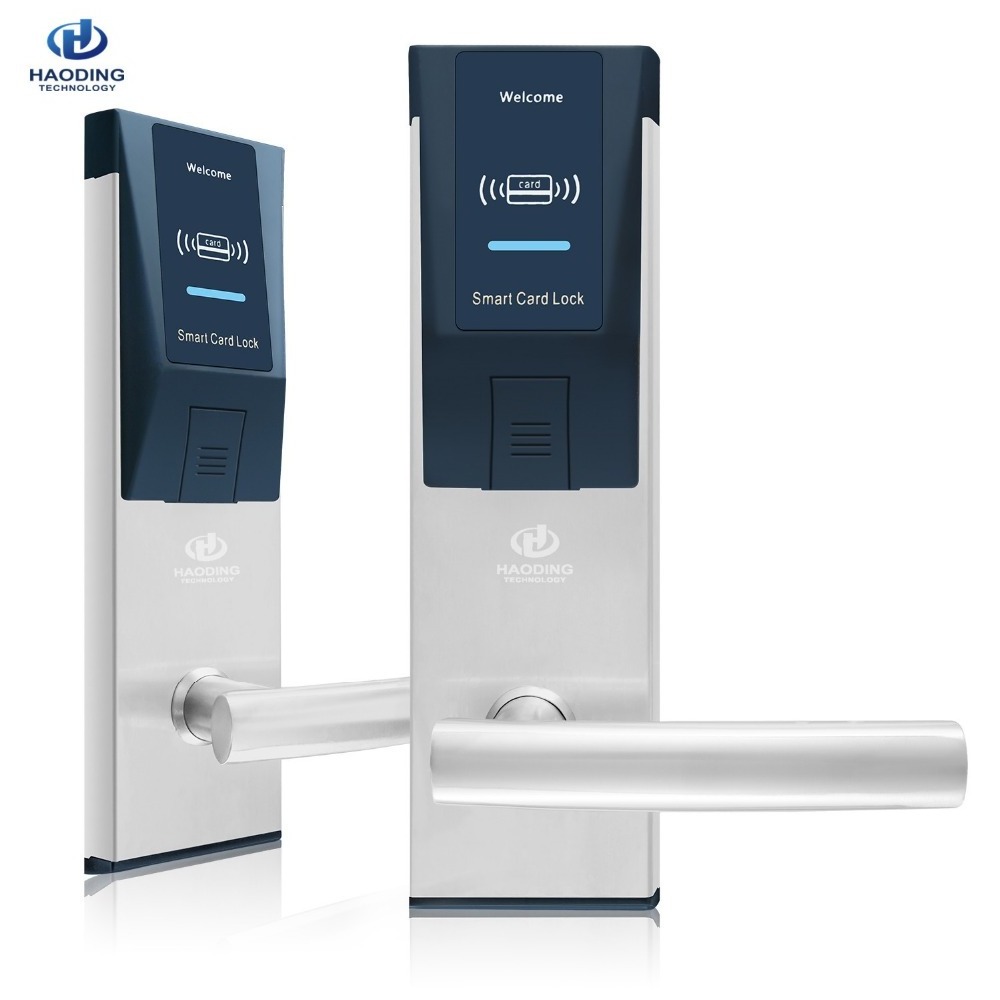 Safe Intelligent Rfid Card Reader Digital Combination Hotel Locking System Hotel Door Lock