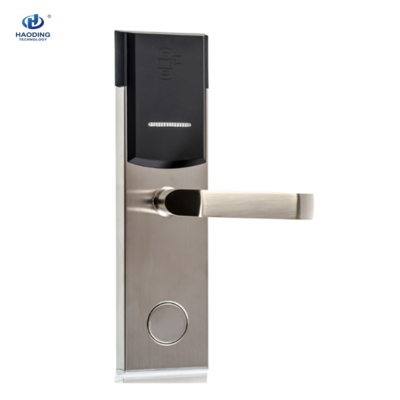 Best Security Popular Electronic Keyless Swipe Key Card RFID Hotel Door Lock with Management Software