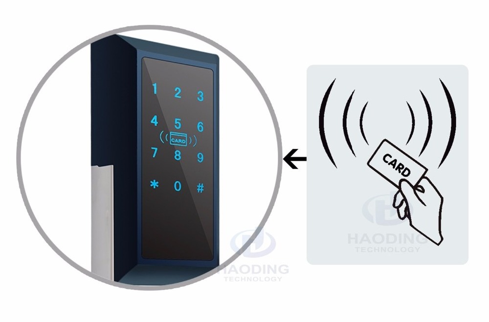 Security Mortise Smart Touchpad Lock Electronic Key Code Digital Keypad Door Lock