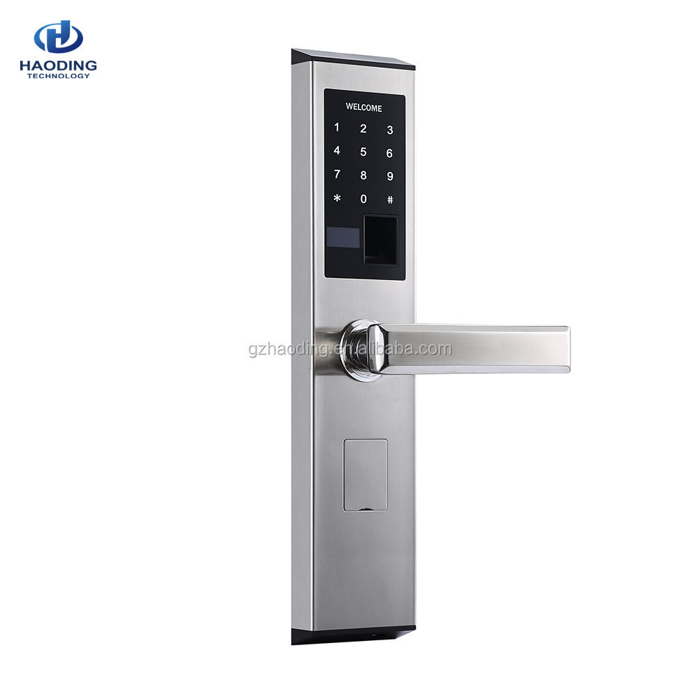 Advanced Smart Door Lock Scanner Home Automation Keypad Double Sided Biometric Fingerprint Door Lock