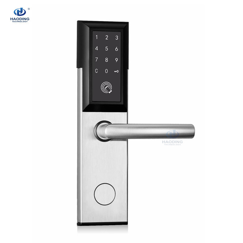 Blue tooth WIFI Smart Handle Door Lock with Remote Control, APP, Code, Cards, Key