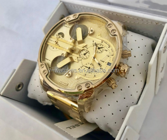 DZ7399 Sport Men Fashion DZ original Watch Big Dial automatic luxury wristWatches DZ7395 gold plated DZ Daddy metal watch