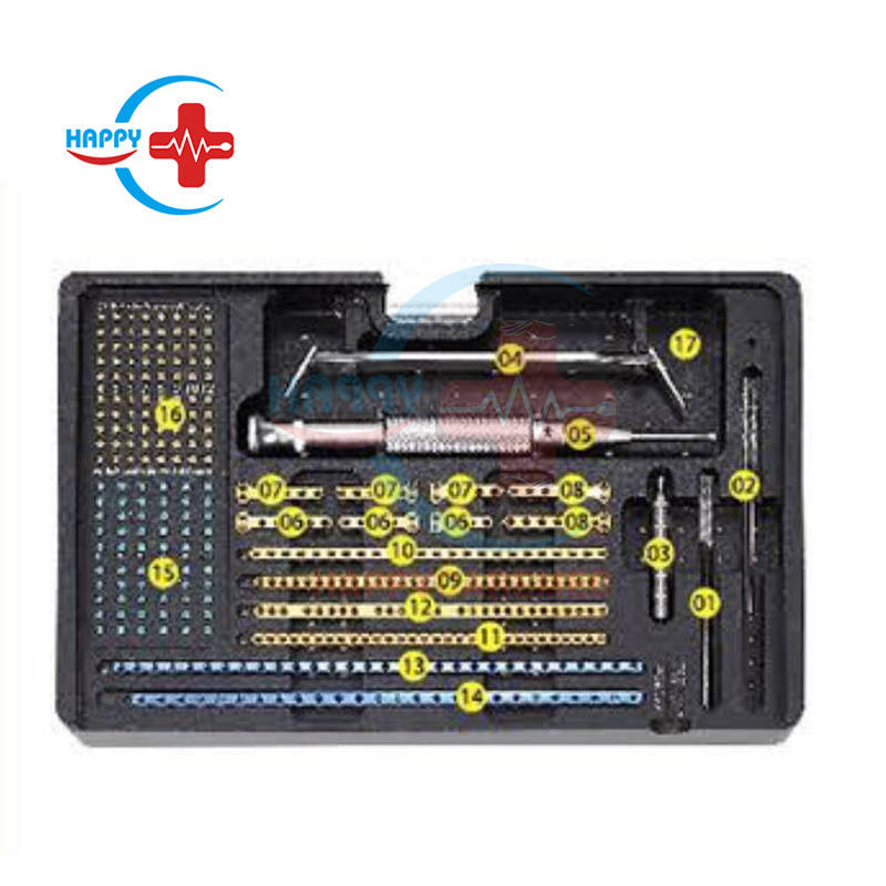 HC-T038Vet Veterinary Orthopedic Instruments Vet Use Surgical Kit Locking Plate Instrument For Animal