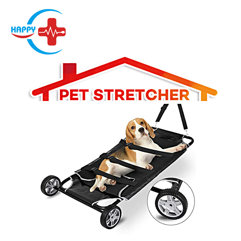 HC-R042 Pet Clinic Emergency Medical Animal Stretcher/Adjustable Trolley stretcher for dog