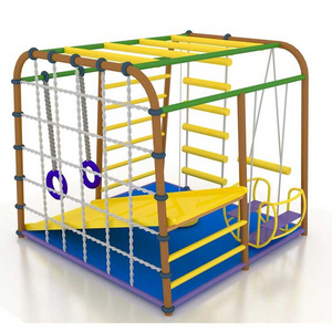 Best Quality Exterior Garden Set Wood Sets Kids Indoor Climbing Frames Outdoor Swing And Slide Playground