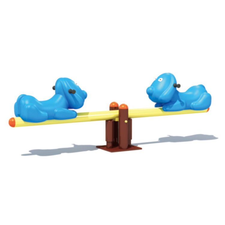 Colorful Popular Amusement Park Swing And Children Outdoor Garden Playground Game Device Seesaw For Sale