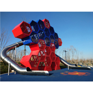 Cheap Outdoor Plastic Stainless Tunnel Used Playground Equipment Outdoor Slide Kids Fun Toys Children Outdoor Games For Kids