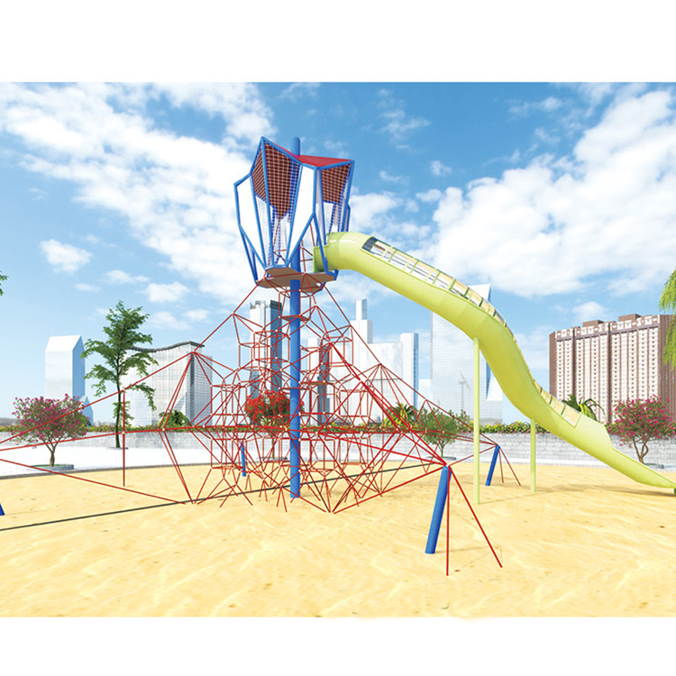 OEM/ODM Outdoor Steel Tube Spare Parts Simple Design Amusement Park Playground Stainless Slides