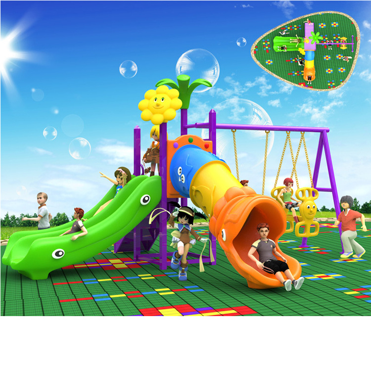 Playground Set Ground Climbing Frame Toys Kids Garden Ball Pit Soft Play Amusement Park Games Zip Line Equipment Outdoor