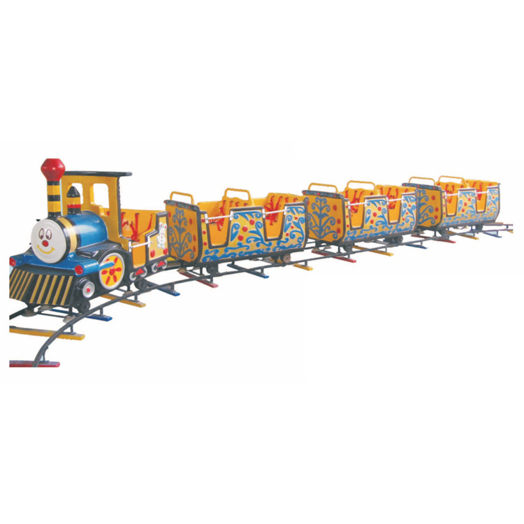 Amusement Parks  Mini Carousel Self Control Dumbo Outdoor Ride Kid Mall Kiddie Rides Garden Track Park Express Tourist Train