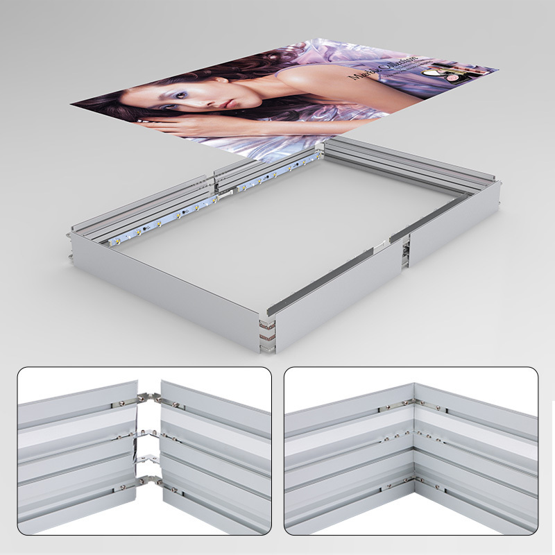 injection edge led module light board banner lightbox double sided