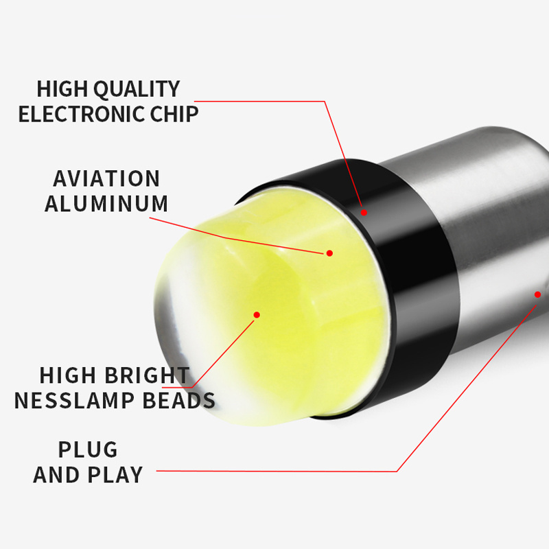 HAIZG Best price Turning signal light Canbus lens LED Bulb 1156 1157 white Turn Signal Backup Reverse car Lights