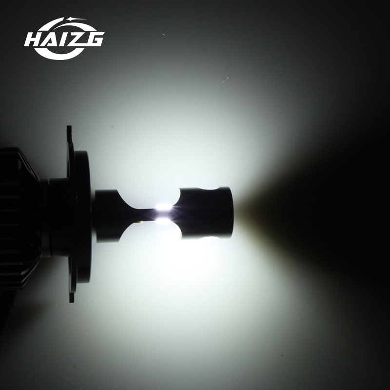 HAIZG Car led headlamp F2-ZES chip H4 H7 H11 9005 9006 auto led lights 6500K 100% waterproof Others car Light Accessories