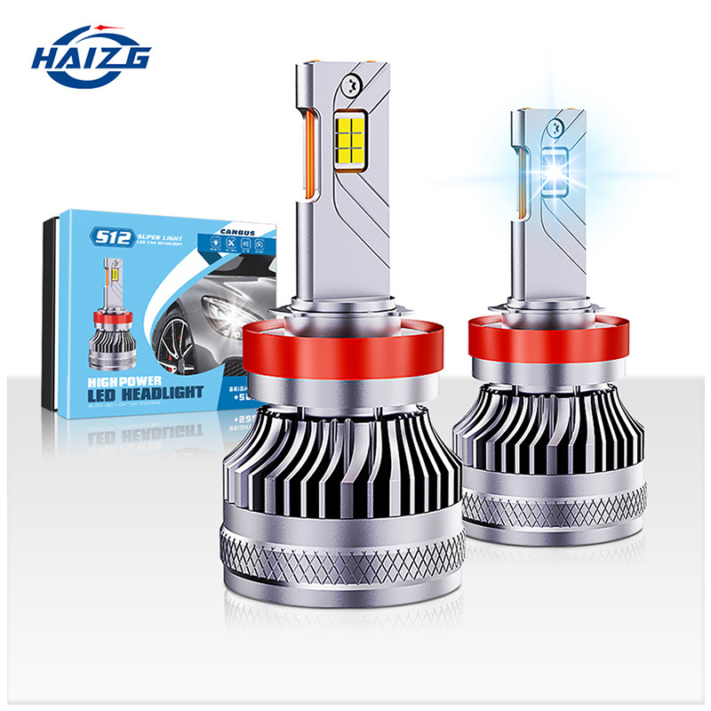 HAIZG luces led para Led h4 50000Lm 6500K Auto Headlight Led h1 h3 h7 9005 9006 OEM Car h11 300W Led Headlight Bulbs