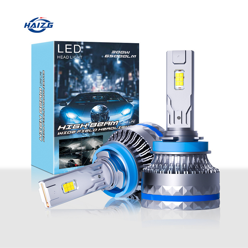 HAIZG Auto Focos bombillo led Car Led Luces Faro Delanteros 300W 65000LM h1 h7 h11 car h4 LED light HEADLIGHT bulb led for car