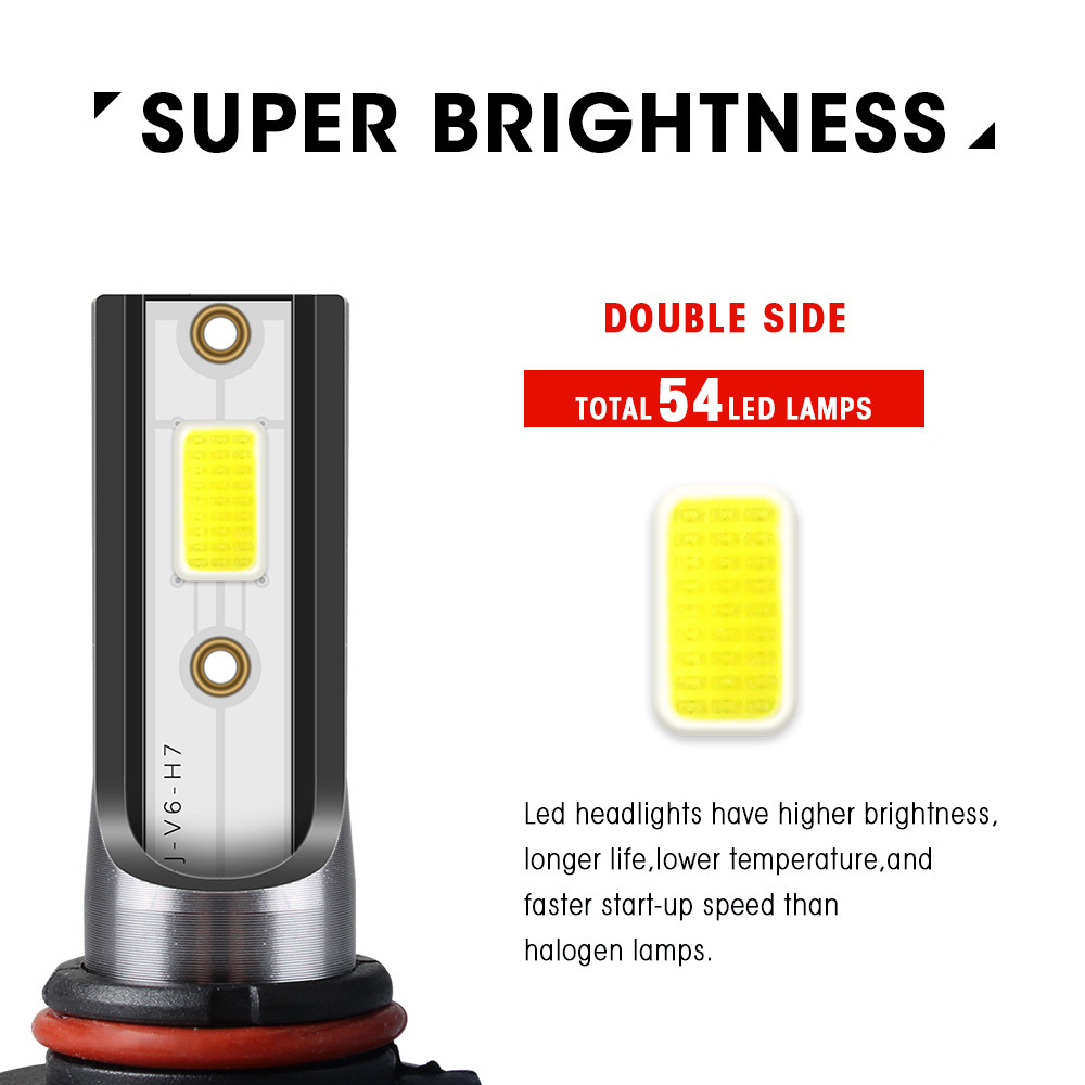 brightest h11  car  Led headlight 8000lm Led auto headlight plug and play with best lighting