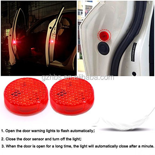 Wireless Car Door Safety Warning Light Automatic Anti-collision Led Flashing Light