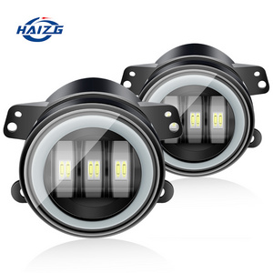 HAIZG Hot Selling 3.5 inch  4 inch led fog light with spotlight 3D Lens IP65 waterproof 55W led fog light for off road vehicles