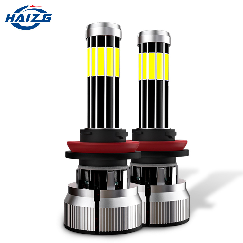 HAIZG 10 sides led headlight 6000k 8 sides lighting system h4 h11 6 sides other auto accessories