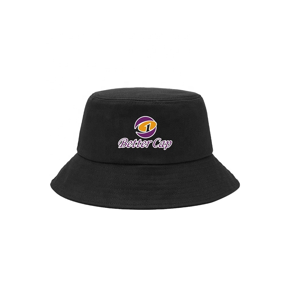 High Quality 100% Cotton Fisherman Hats Caps Custom Logo Printed Embroidery Sublimation Terry Towel Bucket Hat