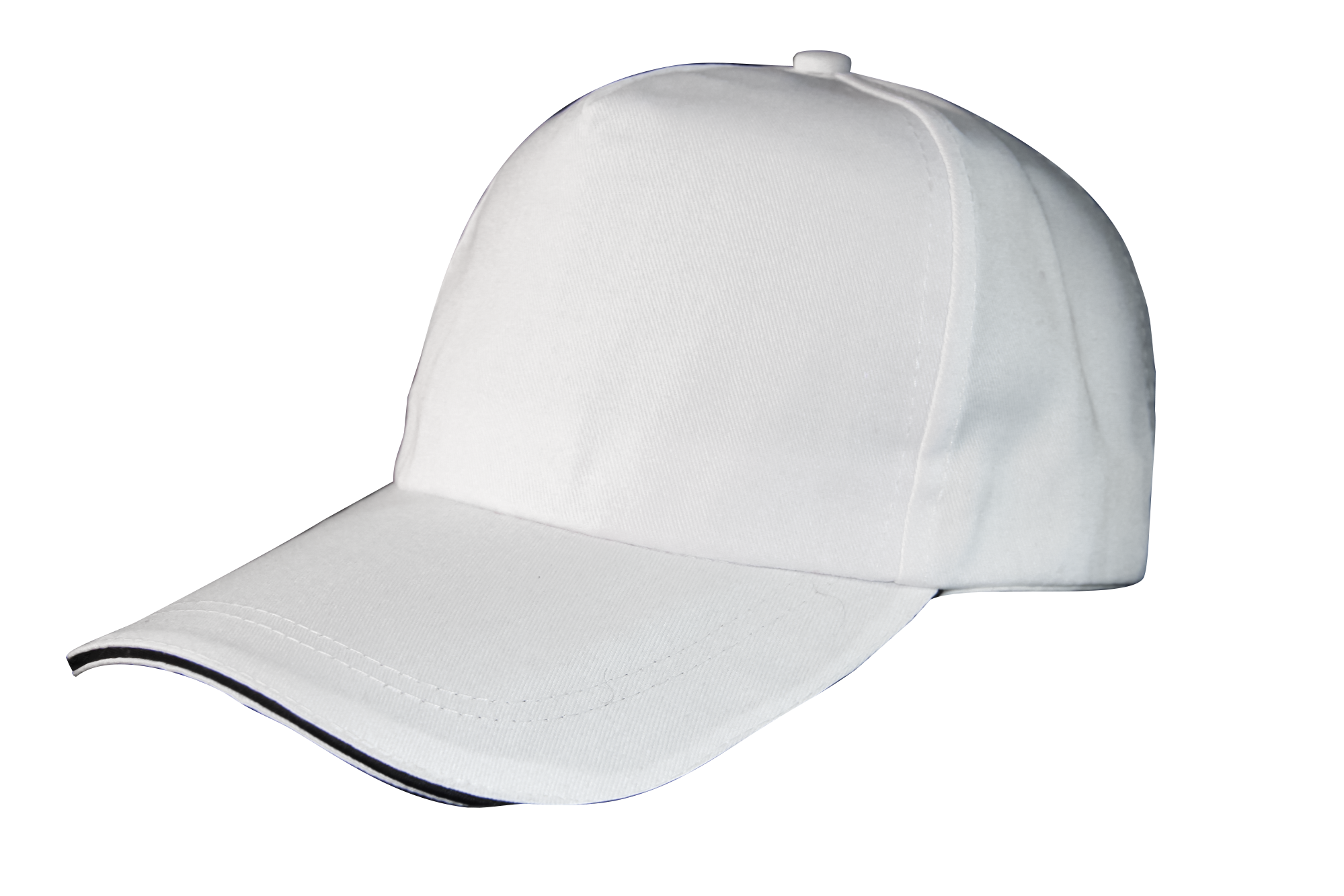 Custom Embroidery Printed Logo Adjustable Plain polyester Structured sports Baseball cap With Sandwich Brim