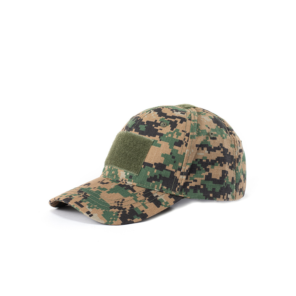 Wholesale 6 Panel Camo Blank Custom Logo Embroidery Sublimation Patch Baseball Caps Camouflage Mesh Trucker Hats