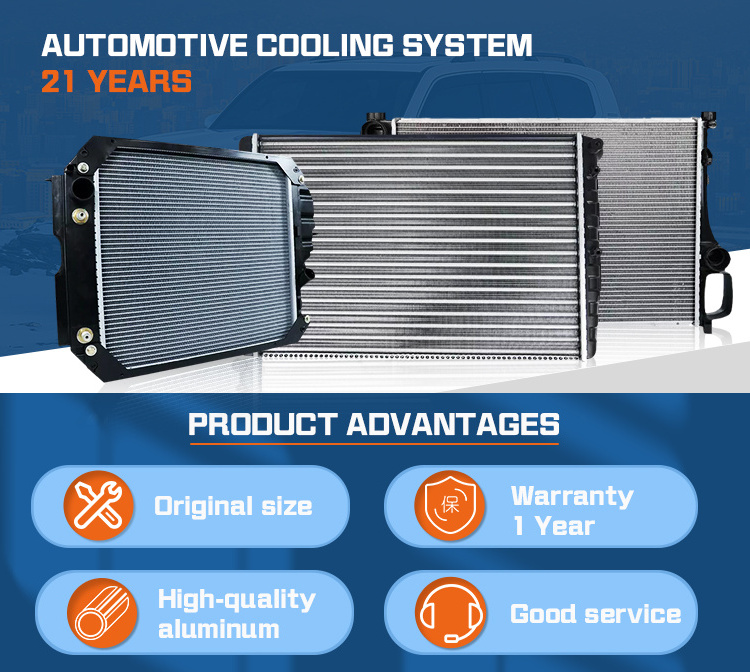 Auto Spare Parts 17118675266 China Aluminium Radiator Car radiator pa66 gf30 for BMW 740il 525i E38 E39