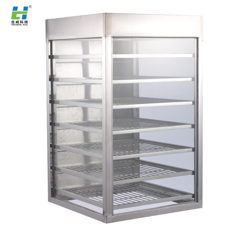 5/6/7 Layers Glass Display Cabinet Steaming Heating Commercial Steamer Machine Momo Steamer Commercial rice Commercial Steamers