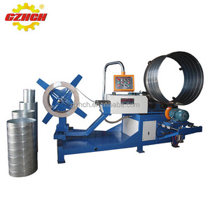 Spiral tube forming machine (LXA-100/1600), galvanized steel duct forming machine