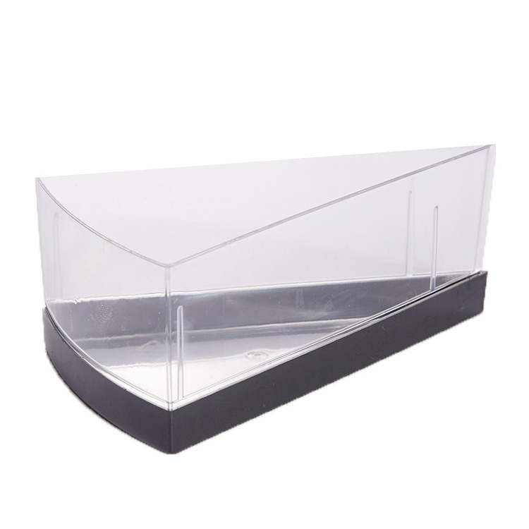 Custom Disposable Triangle Dessert Food Plastic Cake Box