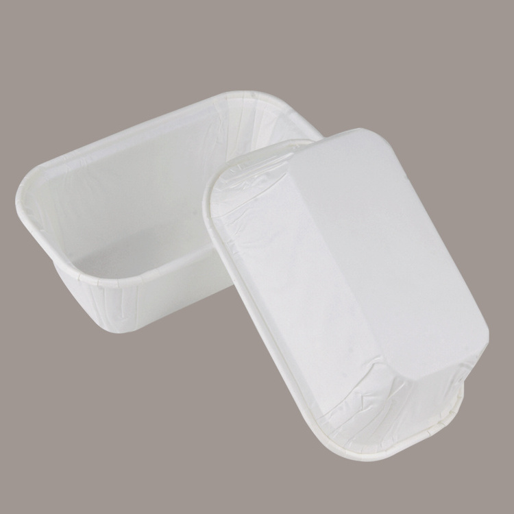 Square Standard White Cupcake Liners Non Stick Food Grade Paper Baking Cups