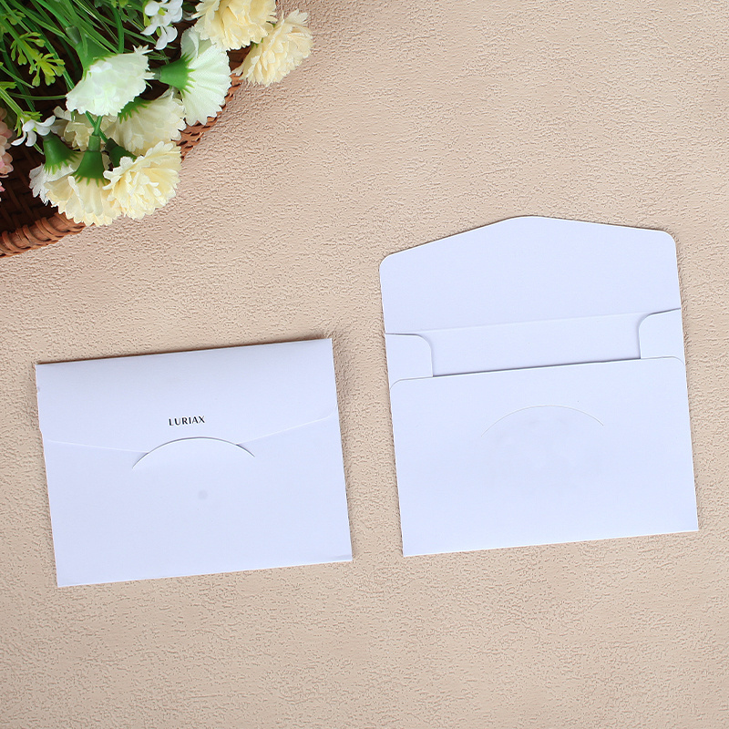 Custom Embossed Logo Blank Wedding Greeting Invitation Envelopes Thank You Gift Notes Cards With Envelopes