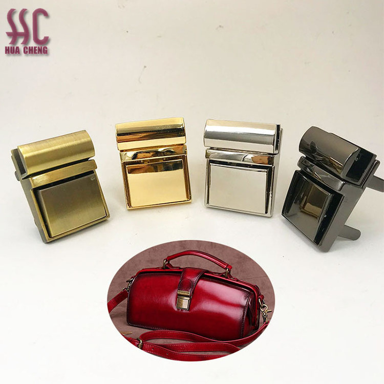 Wholesale Recycled Alloy Bag Lock Accessories Purse Press Twist lock for bag Luggage Snap Clasp Locks Closure Buckle Hardware